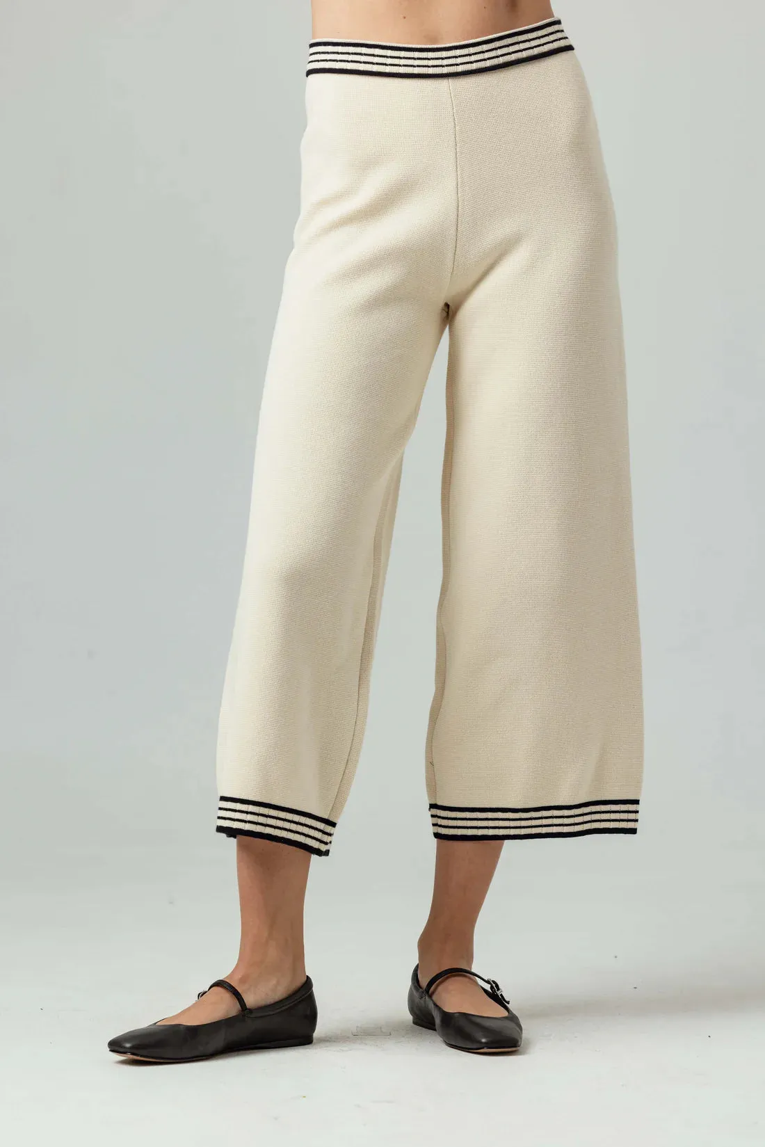 Sundays - Quinn Pants - Ivory sold by Jessie Boutique