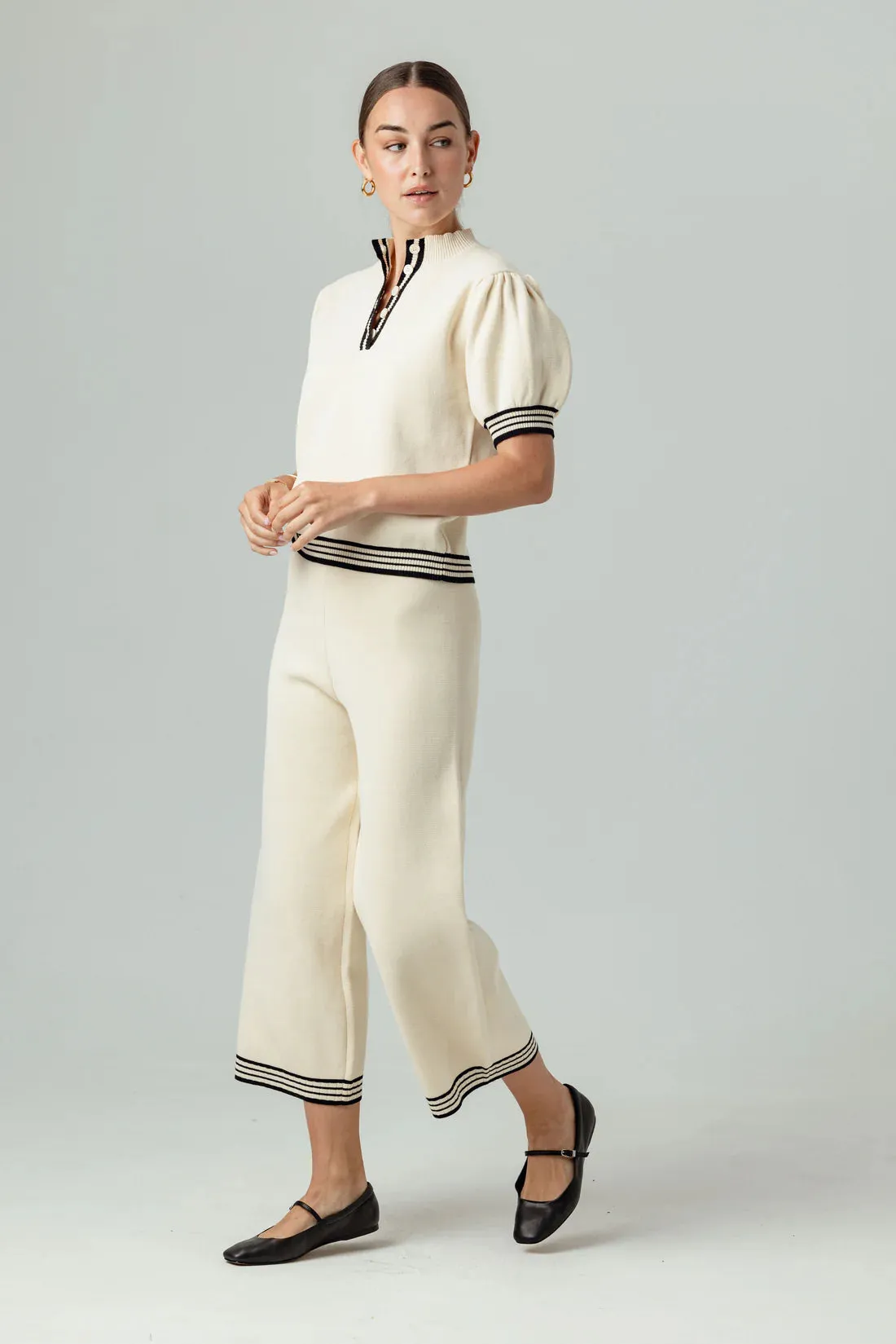 Sundays - Quinn Pants - Ivory sold by Jessie Boutique product image thumbnail 2