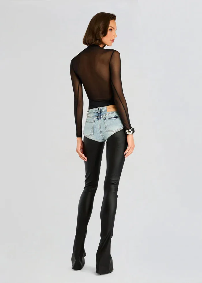 SER.O.YA - Brandi Mesh Bodysuit - Black sold by Jessie Boutique product image thumbnail 5