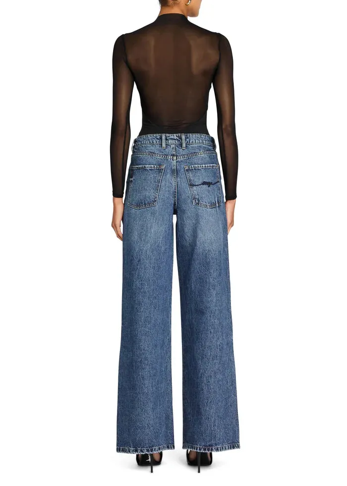 SER.O.YA - Brandi Mesh Bodysuit - Black sold by Jessie Boutique product image thumbnail 2