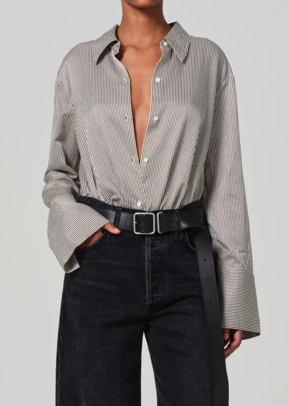 Citizens of Humanity - Camilia Shirt - Venetian Stripe sold by Jessie Boutique