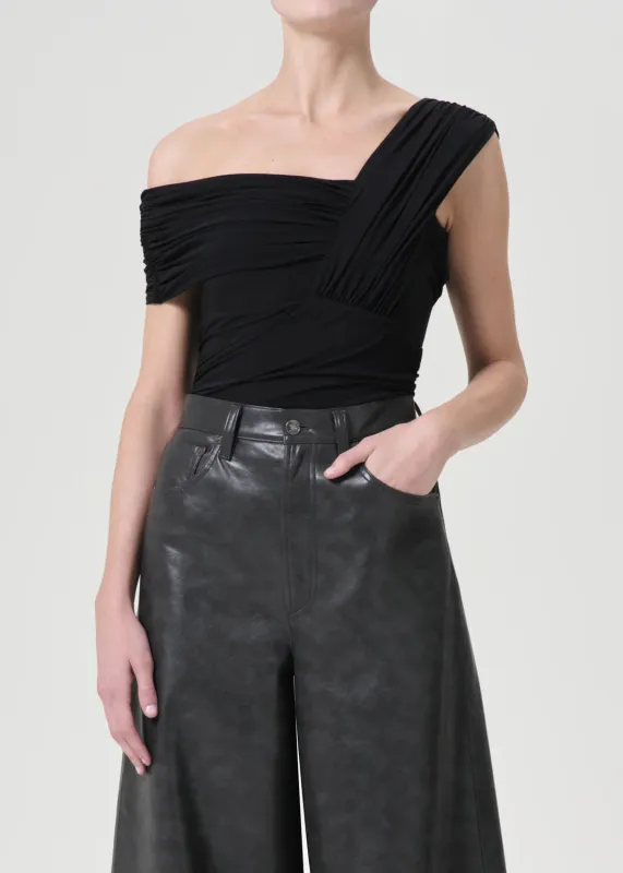 Agolde - Etienne Bodysuit - Black sold by Jessie Boutique