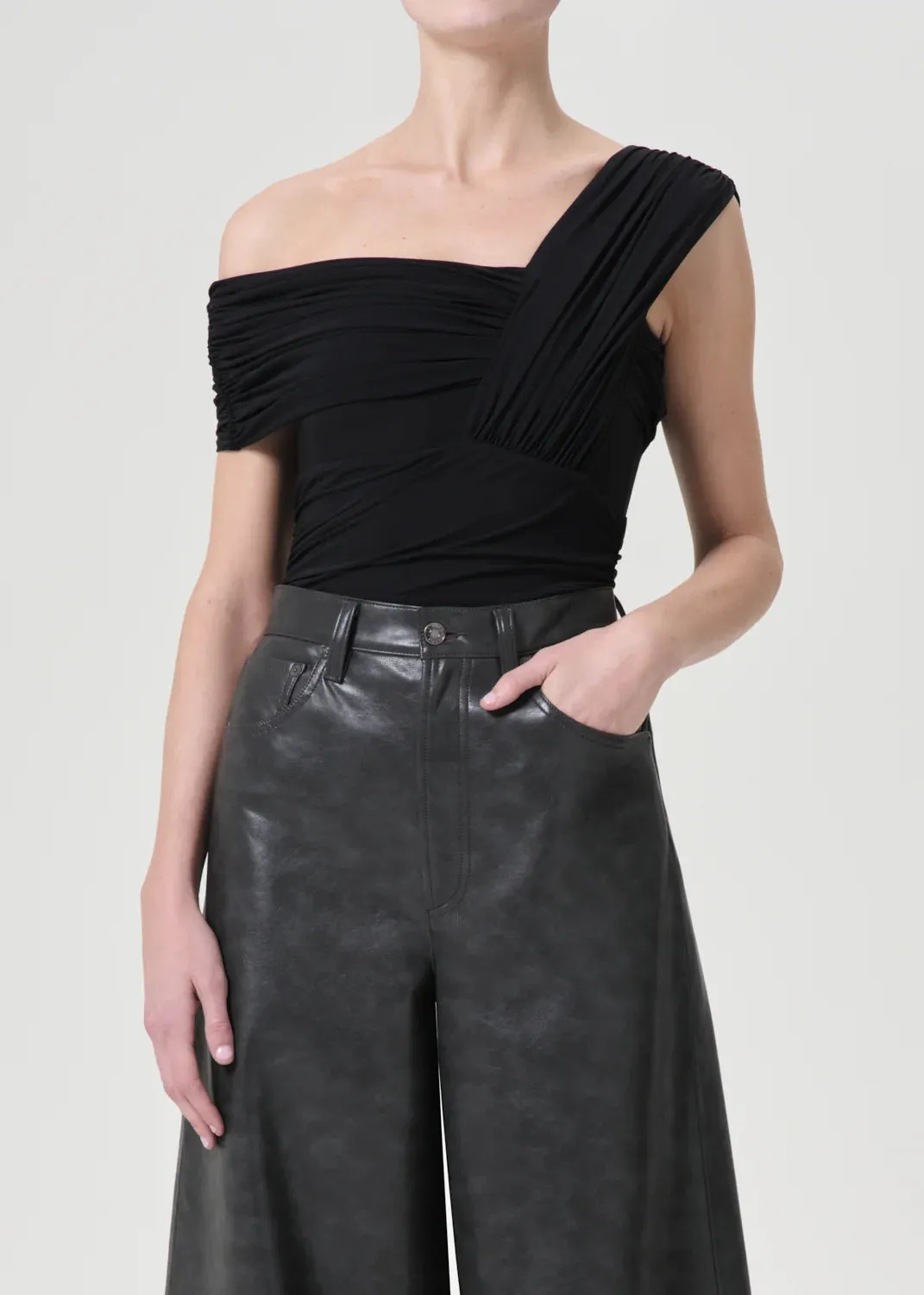 Agolde - Etienne Bodysuit - Black sold by Jessie Boutique