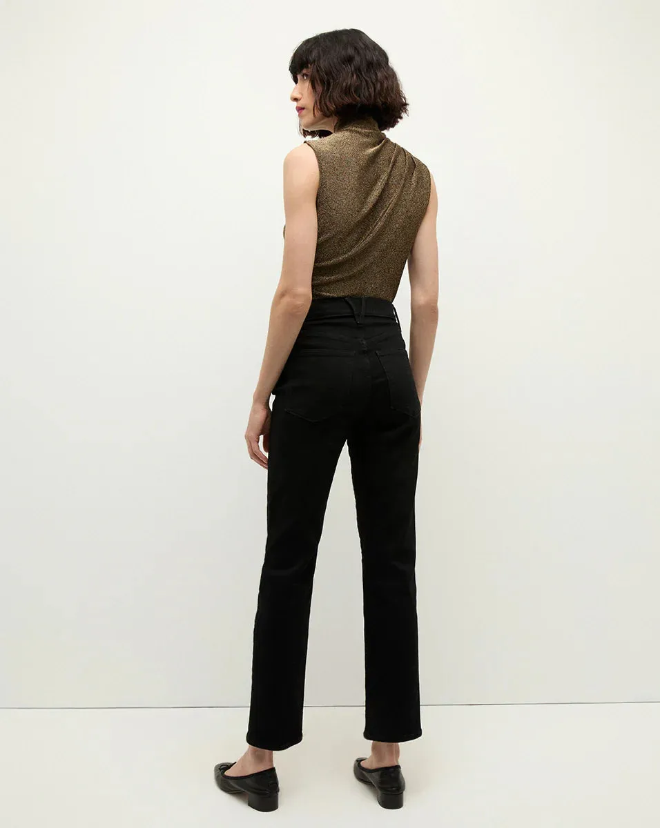 Veronica Beard - Ryleigh Slim Straight Jean - Onyx sold by Jessie Boutique product image thumbnail 3