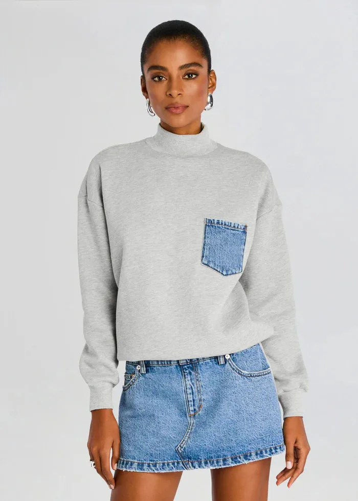 SER.O.YA - Marley Terry Denim Dress - River sold by Jessie Boutique product image thumbnail 3