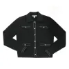 Autumn Cashmere - Collared Jacket w/ Double Needle Topstitch Detail - Multiple Colors sold by Jessie Boutique
