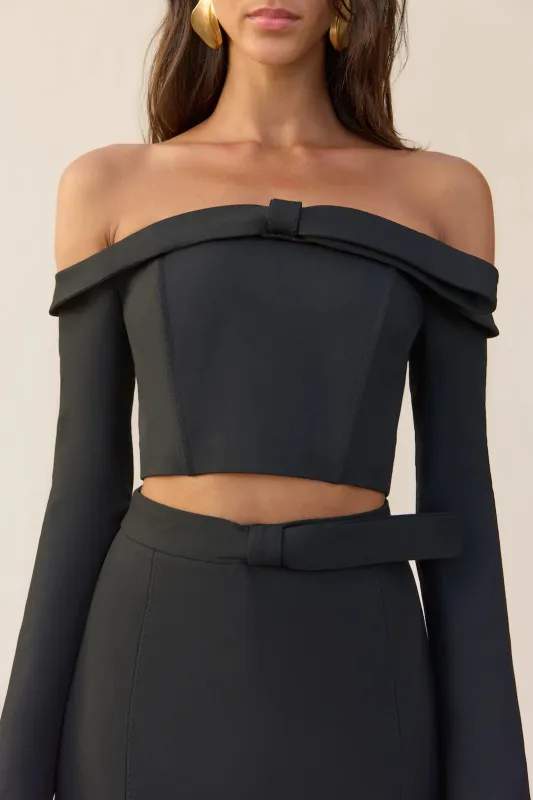 Cult Gaia - Valia Top - Black sold by Jessie Boutique