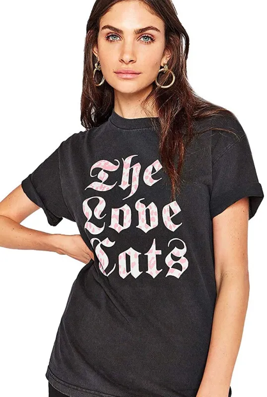 Daydreamer - The Love Cats - Faded black sold by Jessie Boutique