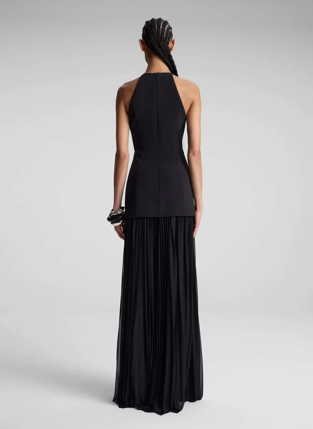 A.L.C - Lana Pleated Maxi Dress - Black sold by Jessie Boutique product image thumbnail 3