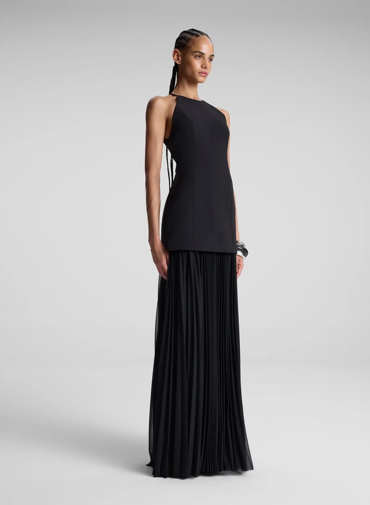 A.L.C - Lana Pleated Maxi Dress - Black sold by Jessie Boutique product image thumbnail 4