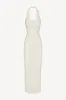 Eterne - Halter Maxi Dress - Cream sold by Jessie Boutique