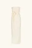 Shona Joy - Lani Strapless Draped Maxi Dress - Rice sold by Jessie Boutique