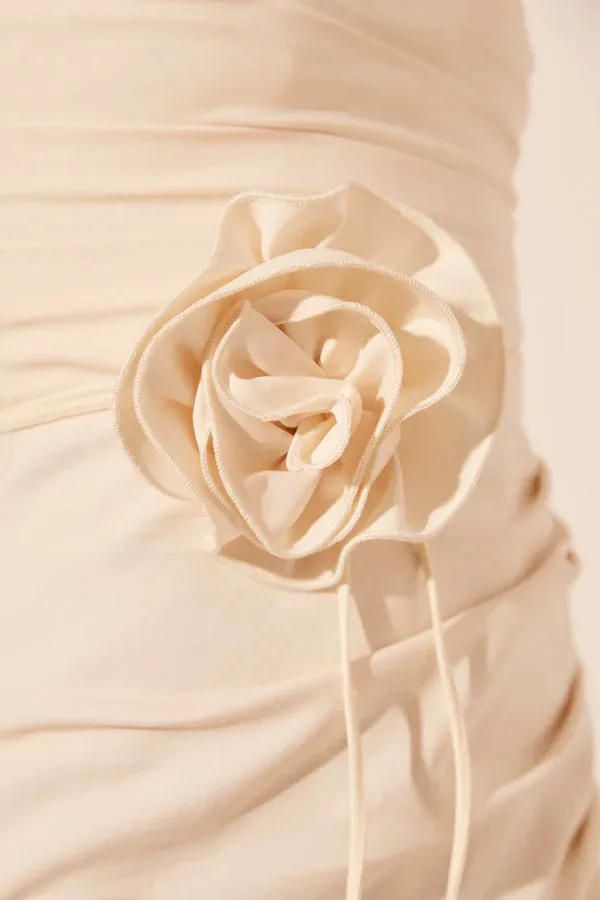 Shona Joy - Lani Strapless Draped Maxi Dress - Rice sold by Jessie Boutique product image thumbnail 3