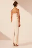 Shona Joy - Lani Strapless Draped Maxi Dress - Rice sold by Jessie Boutique