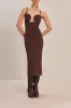 Cult Gaia - Jenny Knit Dress - Java sold by Jessie Boutique