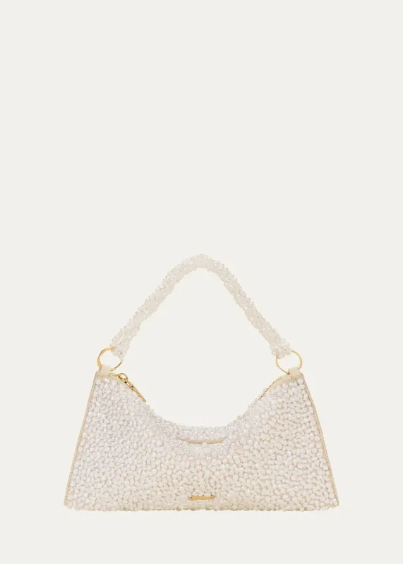 Cult Gaia - Hera Nano Shoulder Bag - Pearl sold by Jessie Boutique