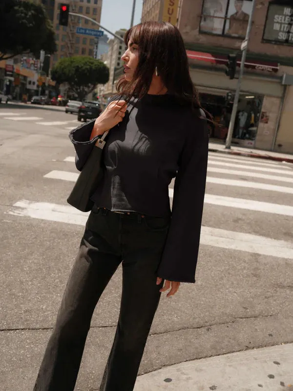 Nation LTD - Rocky Sweatshirt - Jet Black sold by Jessie Boutique product image thumbnail 2