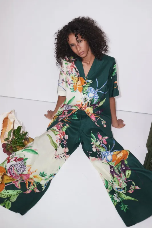 Alémais - Aggie Shirt - Green sold by Jessie Boutique