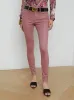 L'agence - Marguerite Coated Skinny Jean - Mauve Rose sold by Jessie Boutique