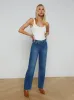 L’agence - Tiana Raw-Hem Wide-Leg Jean - Stockton sold by Jessie Boutique