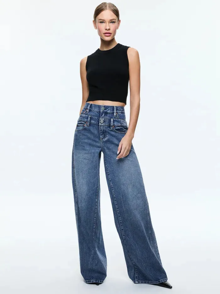 Alice + Olivia - Araceli Shell Top - Black sold by Jessie Boutique product image thumbnail 2