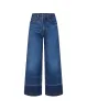 Veronica Beard - Taylor Released Hem Cropped Wide Leg Jean - Bright Blue sold by Jessie Boutique