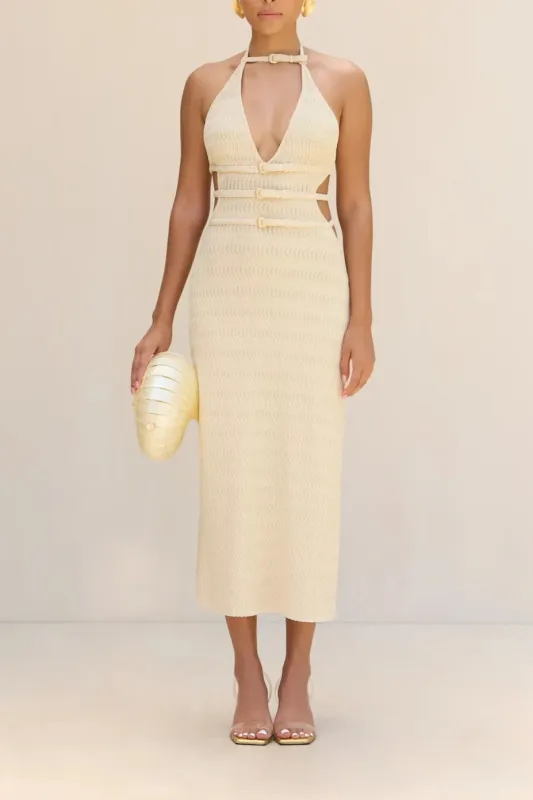 Cult Gaia - Evaleigh Knit Dress - Beach sold by Jessie Boutique