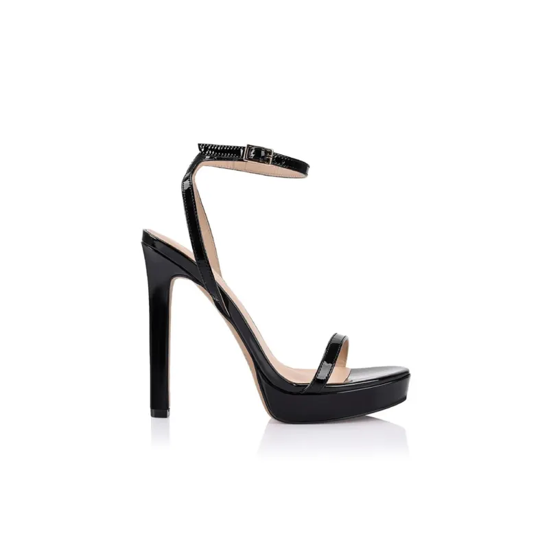 Lana Wilkinson - Paris Platform - Black Patent sold by Jessie Boutique