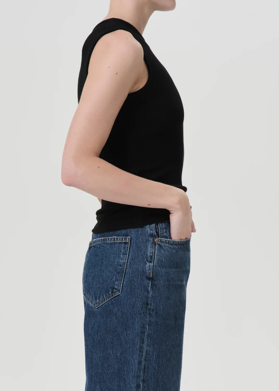 Agolde - Binx Tank - Black sold by Jessie Boutique product image thumbnail 4