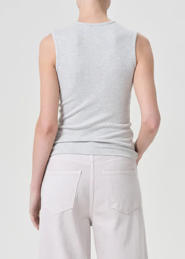 Agolde - Binx Tank - Brushed Grey Heather sold by Jessie Boutique product image thumbnail 3