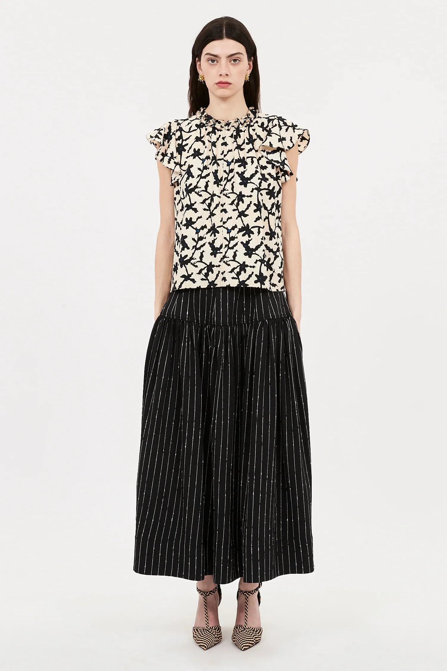 Ulla Johnson - Julia Top - Moonstone sold by Jessie Boutique