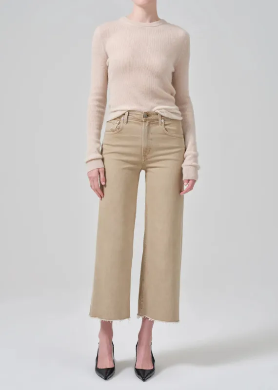 Citizens of Humanity - Lyra Wide Leg Crop - Porcini sold by Jessie Boutique