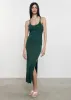 Enza Costa - Silk Knit U Tank - Malachite sold by Jessie Boutique
