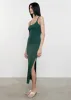 Enza Costa - Silk Knit U Tank - Malachite sold by Jessie Boutique