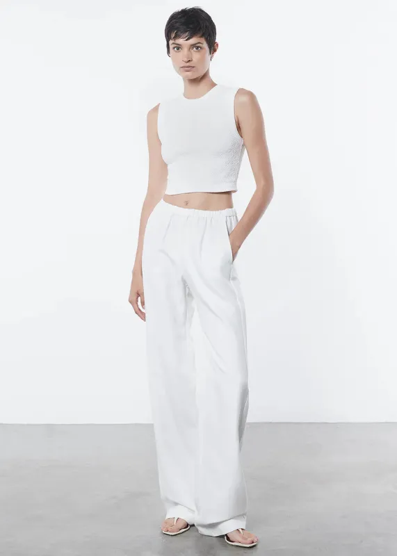 Enza Costa - Twill Everywhere Pant - Off White sold by Jessie Boutique