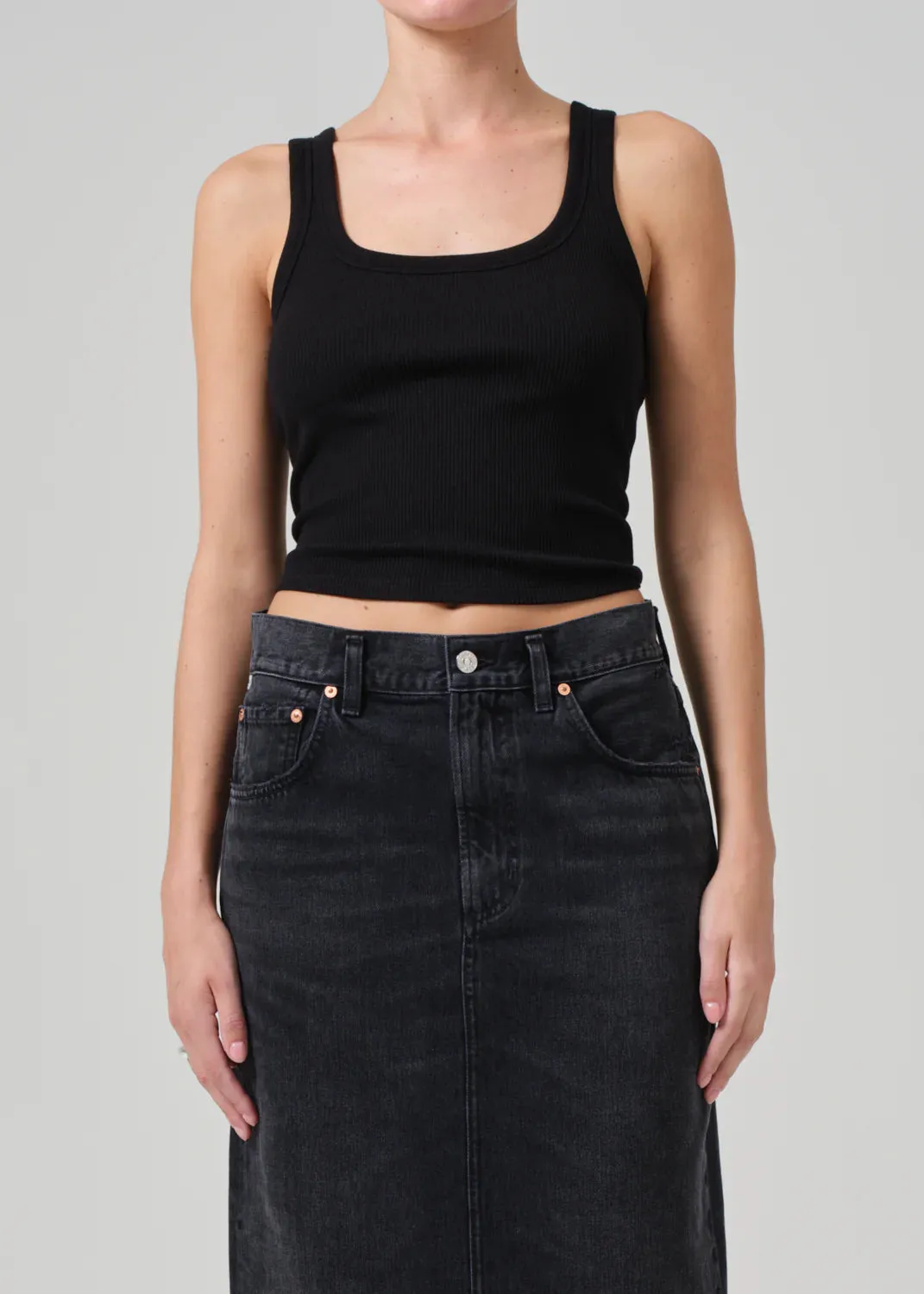 Citizens of Humanity - Faye Tank - Black sold by Jessie Boutique