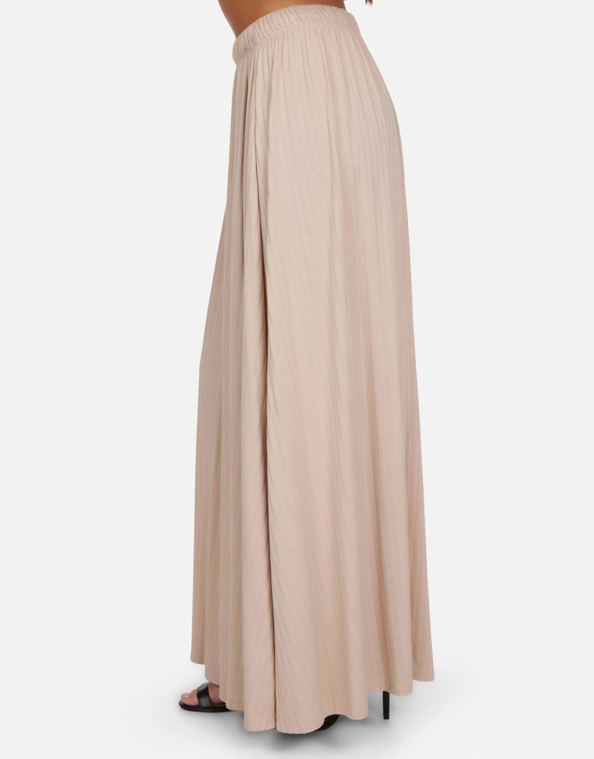 Michael Lauren - Kenno Maxi Skirt - Soft Beige sold by Jessie Boutique product image thumbnail 2