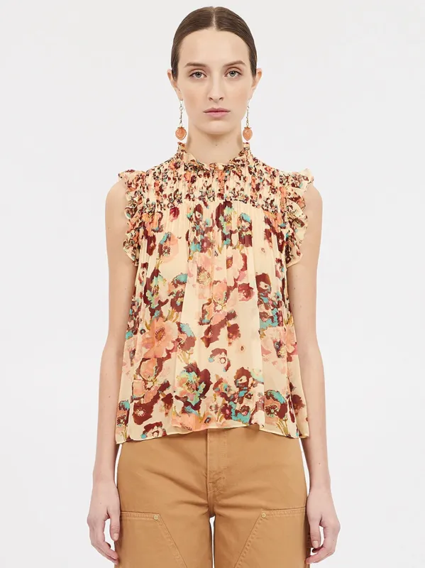 Ulla Johnson - Georgina Top - Camellia sold by Jessie Boutique