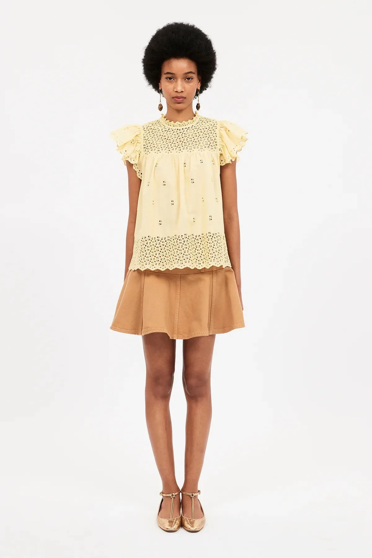 Ulla Johnson - Kassi Top - Chantilly sold by Jessie Boutique