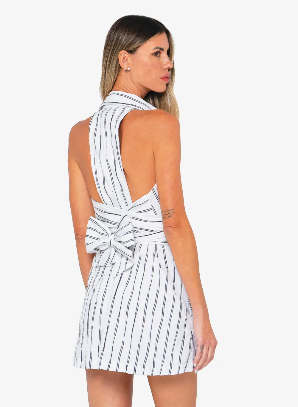 JBQ - Tali Dress - Black Stripe sold by Jessie Boutique product image thumbnail 2