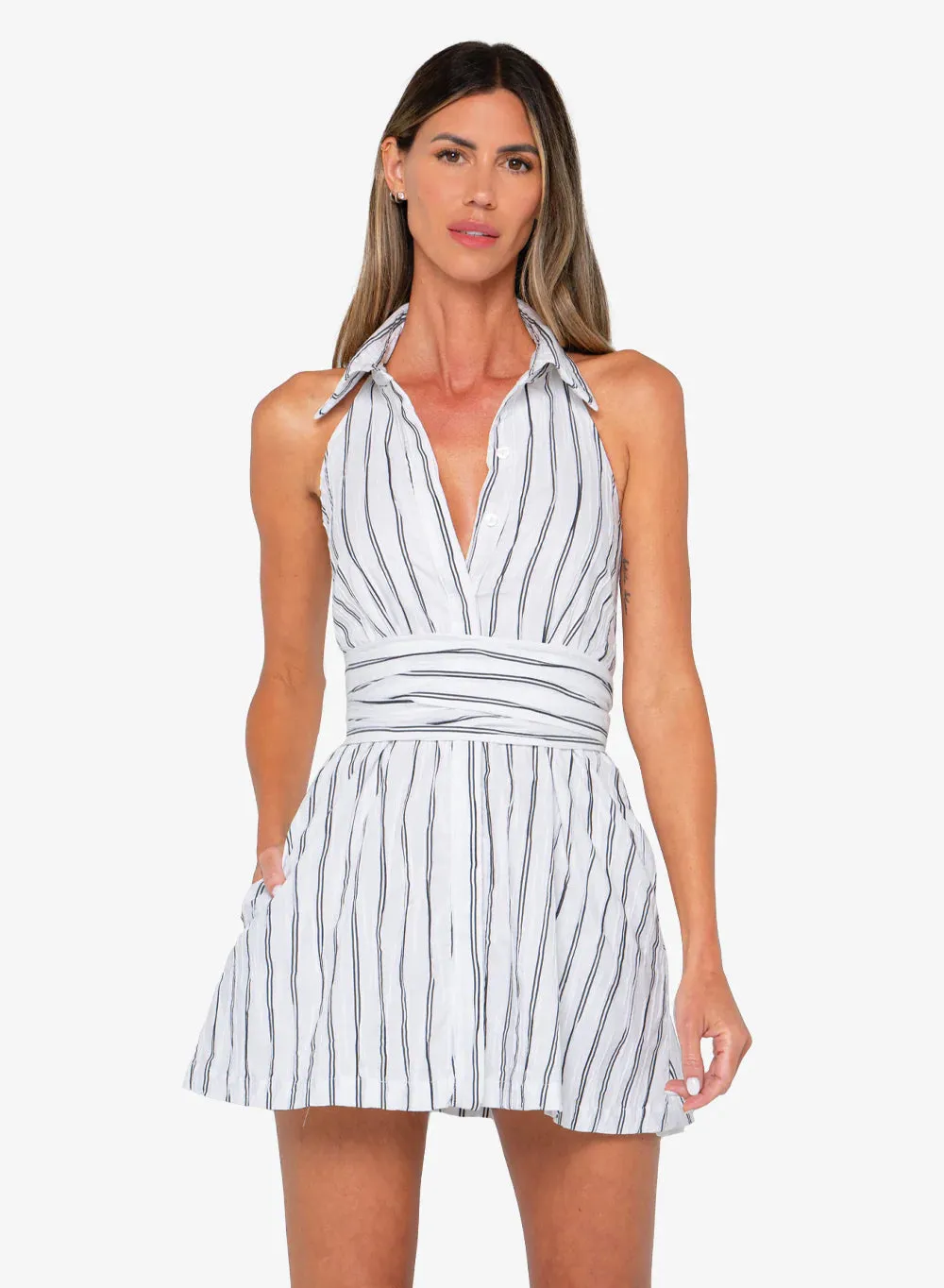 JBQ - Tali Dress - Black Stripe sold by Jessie Boutique product image thumbnail 3