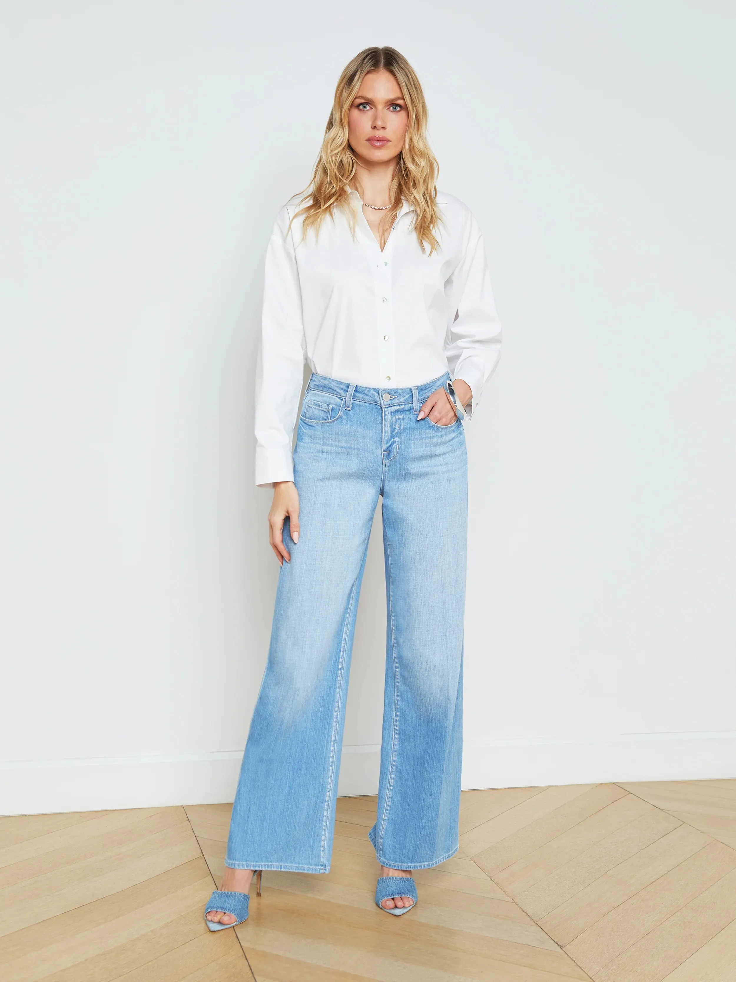 L'agence - Alicent Wide-Leg Jean - Bayview sold by Jessie Boutique
