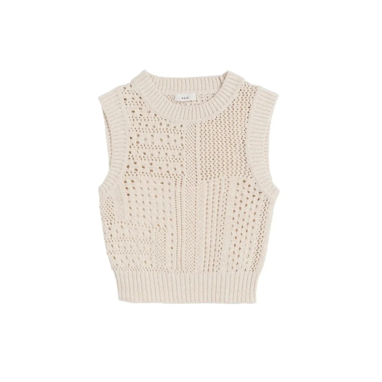 A.L.C - Sawyer Crochet Top - Bone/Cream sold by Jessie Boutique product image thumbnail 4