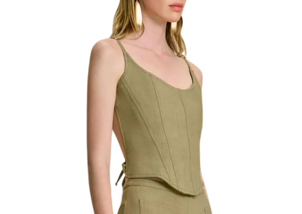 Cult Gaia - Dorian Top - Tea sold by Jessie Boutique product image thumbnail 2