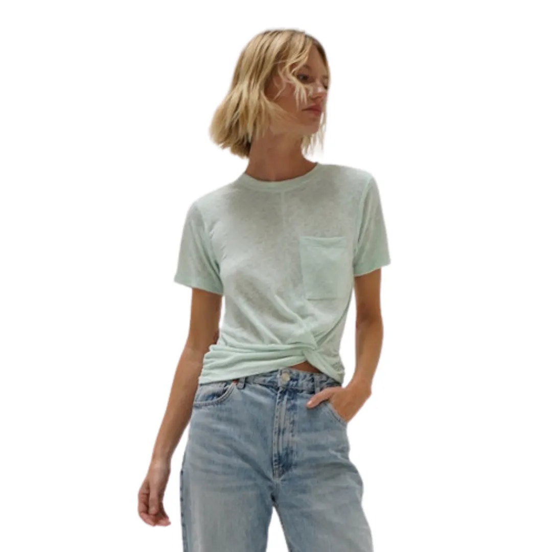 LNA - Lina Brushed Tee - Sea Foam sold by Jessie Boutique product image thumbnail 3