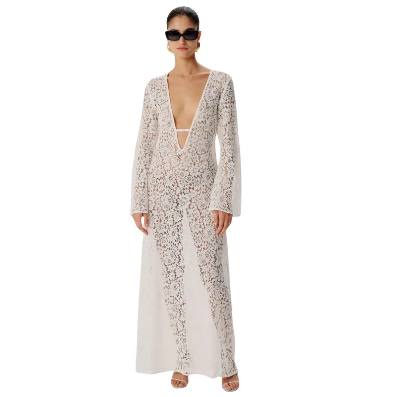 Ronny Kobo - Landon Dress - White sold by Jessie Boutique