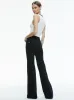 Alice + Olivia - Andre Fitted Cropped Tank - Off White/Black sold by Jessie Boutique