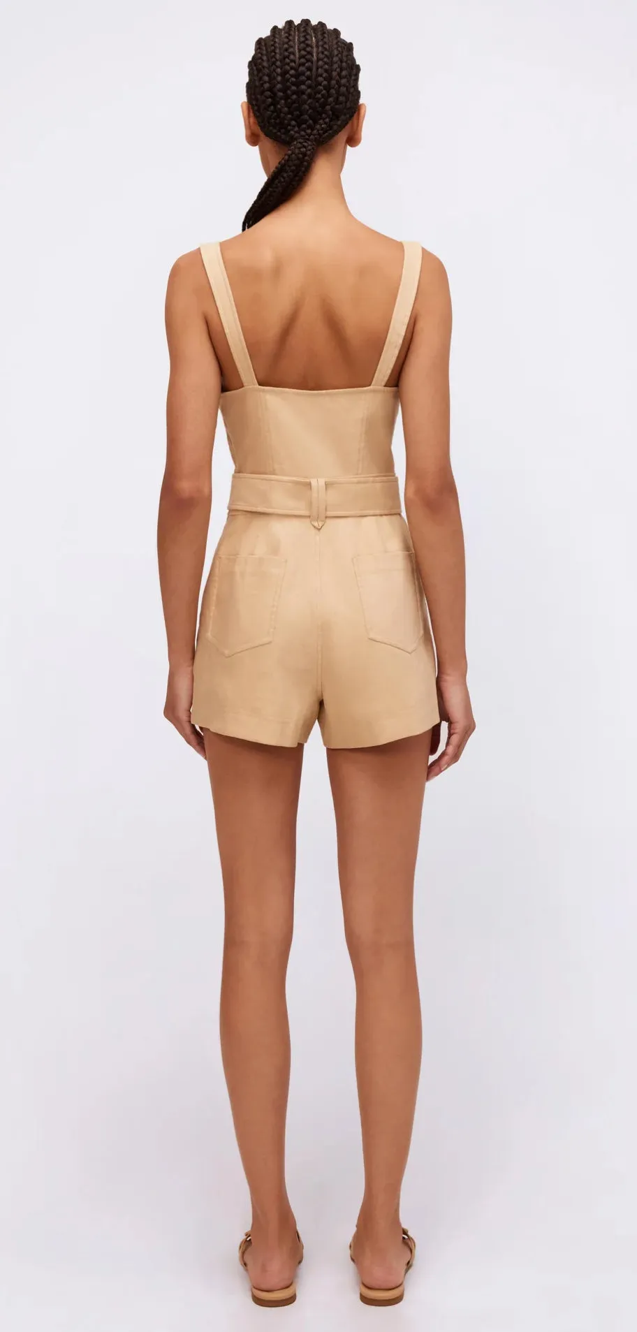 Simkhai - Kai Bustier Romper - Natural sold by Jessie Boutique product image thumbnail 3