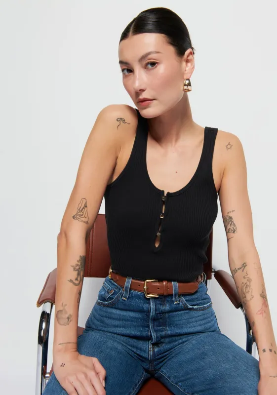 Nation LTD - Melody Tank - Jet Black sold by Jessie Boutique