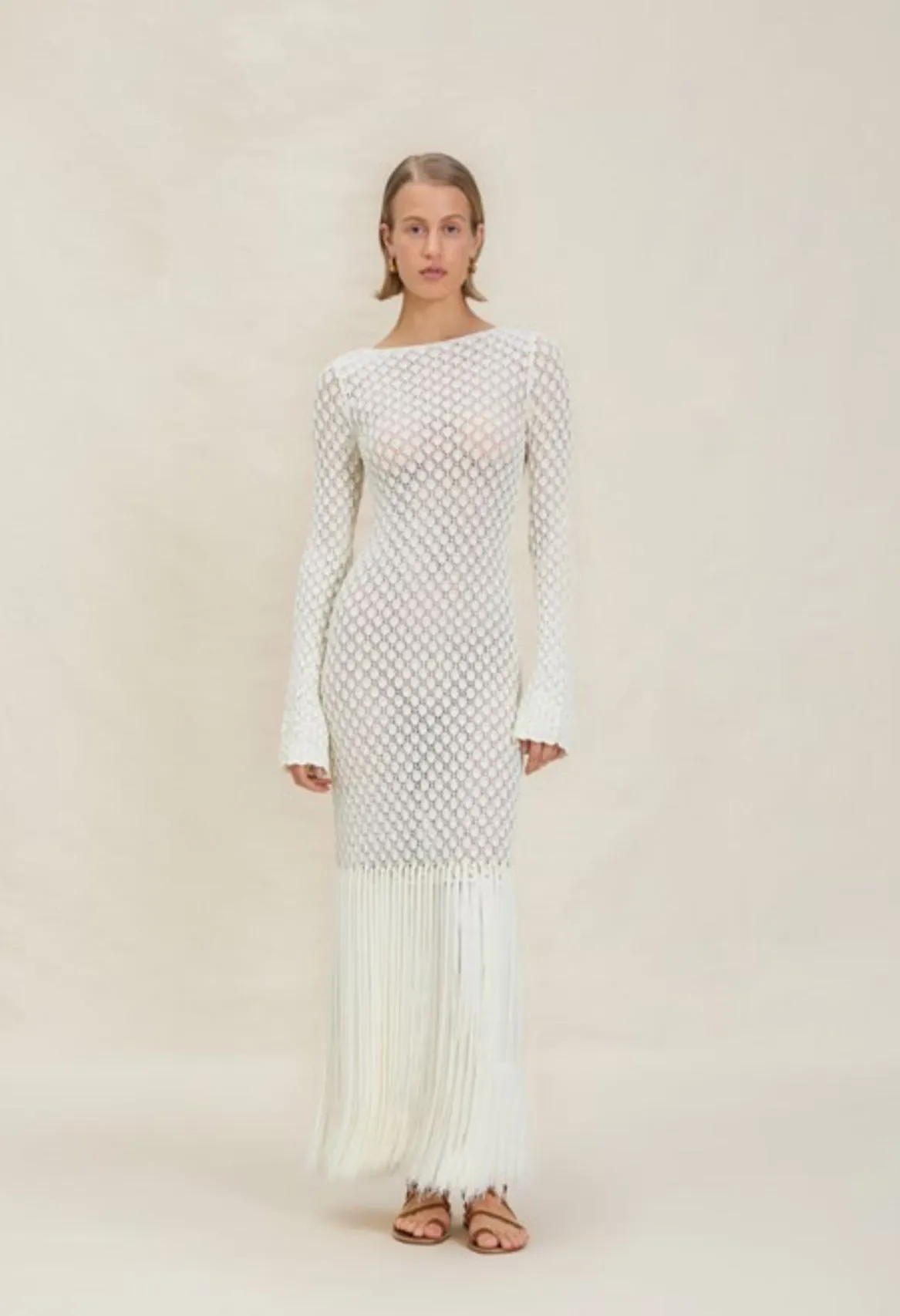 Devon Windsor - Callista Dress - Off White sold by Jessie Boutique